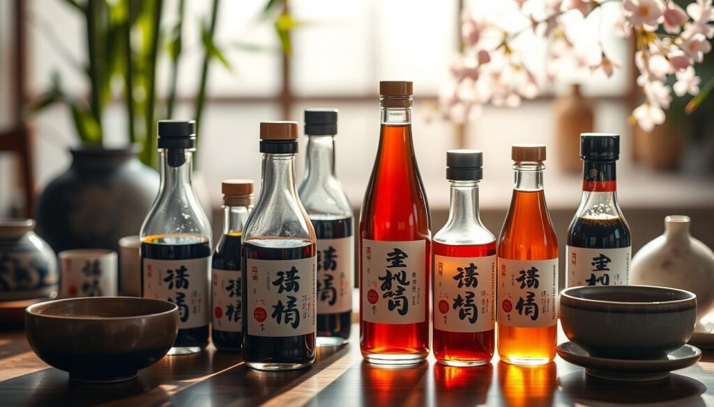 Usukuchi soy sauce bottles